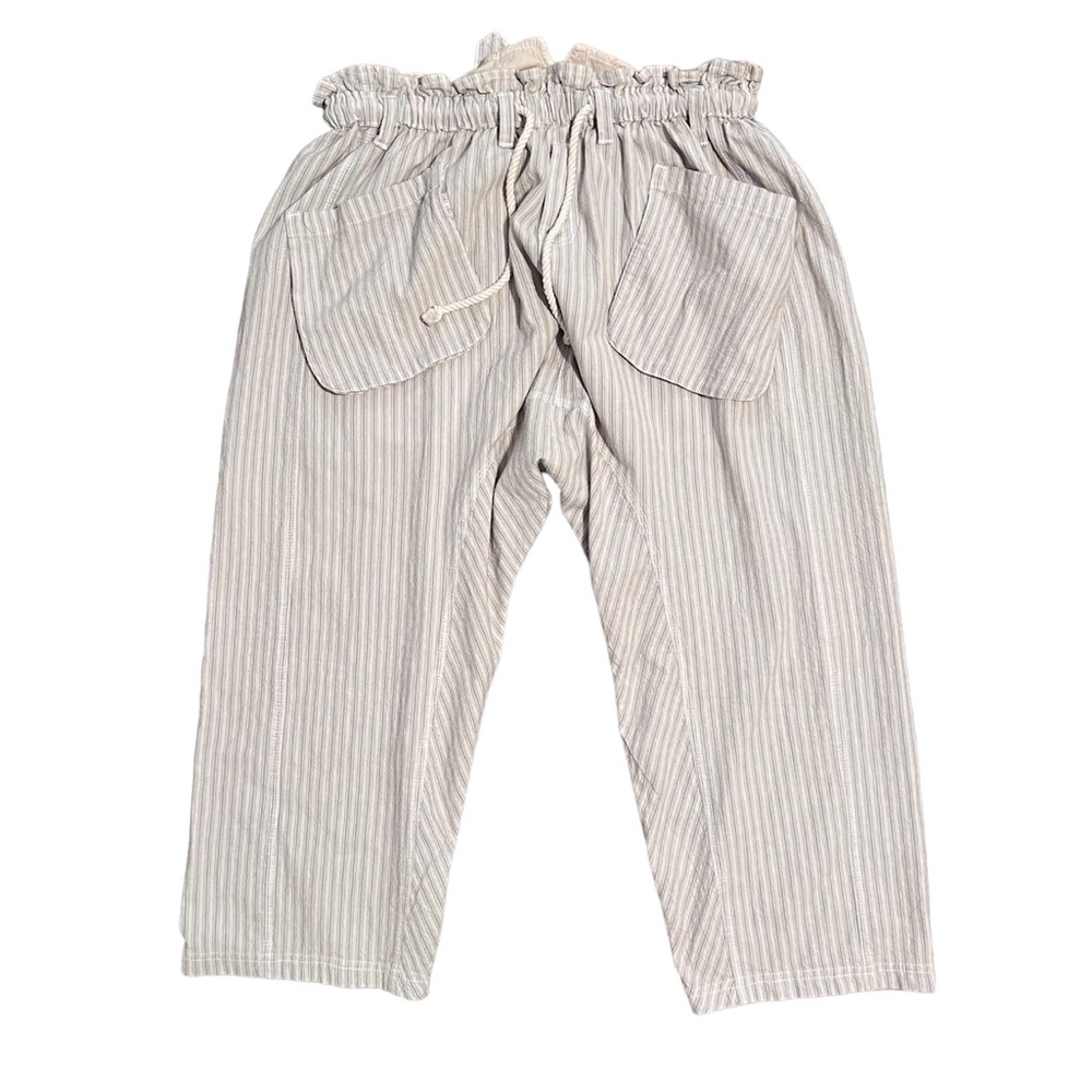 Free People Striped Cream Pants - Picture 2 of 10